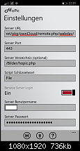 [Appvorstellung] HoPic - Synchronisiere Fotos &amp; Videos auf deine eigene Cloud-160210_hopic_settings.png