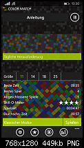 [Free] &quot;Color Match&quot; - Denk-/Puzzle- Spiel (Update 2.2 &amp; Windows 8.1)-wp_ss_20140725_0001.png