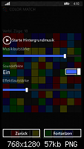 [Free] &quot;Color Match&quot; - Denk-/Puzzle- Spiel (Update 2.2 &amp; Windows 8.1)-3.png