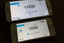 Galaxy S5 vs iPhone 5S Basemark X
