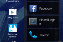 Fairphone Screenshot UI