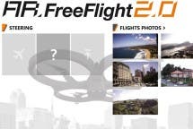 FreeFlight Hauptmenü
