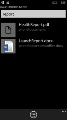 Screenshot File Manager Windows Phone 8.1