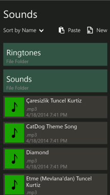 Folders File Manager für Windows Phone 8.1