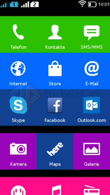 Screenshot Nokia X