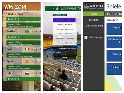 Apps Fussballweltmeisterschaft Windows