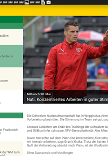 SRF FIFA WM 2014 App
