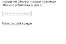 Windows Phone 8.1 Werbe ID