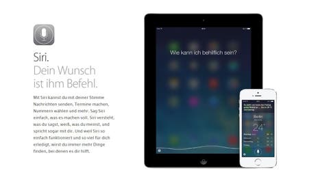 Apple Siri für iOS 7