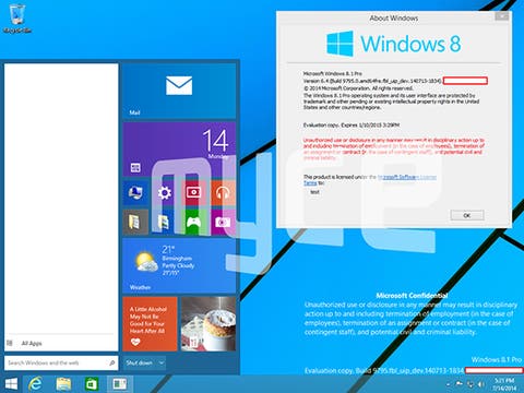 Windows 9 Leak