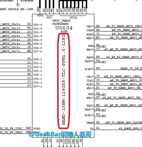 iPhone 6 128 GB NAND