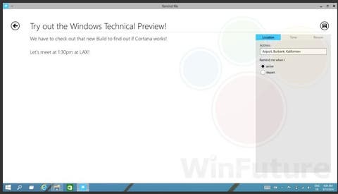Cortana für Windows 9