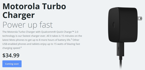 Motorola Turbo Charger