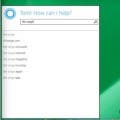 Microsoft Cortana Windows 10