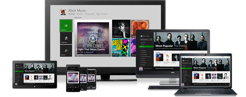 Xbox Music auf allen Plattformen