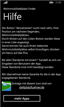 Wohnmobilstellplatz Finder