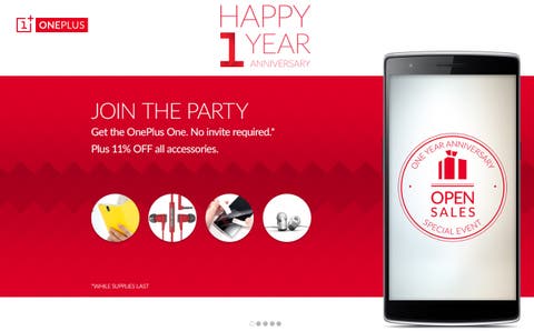 OnePlus feiert ersten Geburtstag mit freien Bestellungen OnePlus