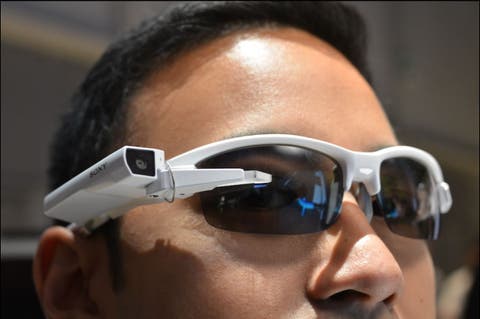 CES 2015: Sony SmartEyeglass Attach als Prototyp gesichtet SmartEyeglass-Attach