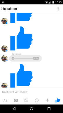Facebook Messenger in Kinderhänden