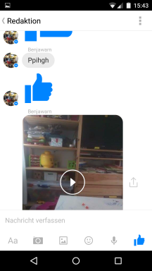 Facebook Messenger in Kinderhänden