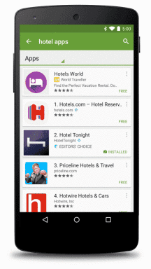 Werbung in Play Store App