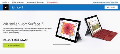 Microsoft Surface 3