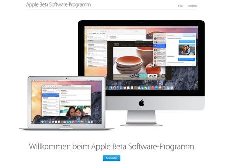 Apple Beta Programm