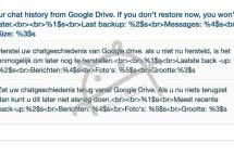 WhatsApp Google Drive Cloud Backup
