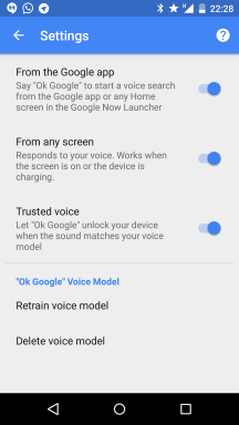 Google Trusted Voice