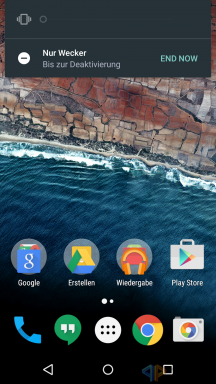 Android M Lautstärkeregler