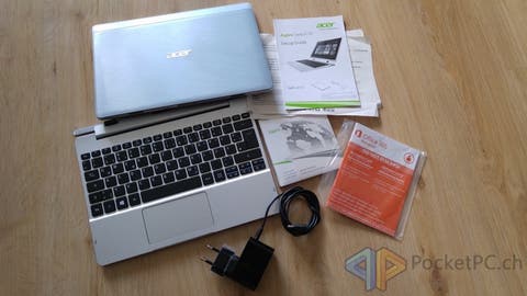 Acer Aspire Switch 10 FHD Lieferumfang