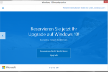 Windows 10 Upgrade Reservierung