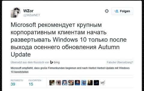 WZOR leak windows 10 übersetzung
