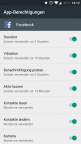 Oxygen OS App Berechtigungen