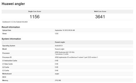 nexus 6 2015 geekbench benchmark