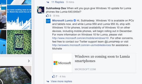 Windows 10 Mobile: Rollout erst im Dezember dieses Jahres microsoft-lumia-facebook