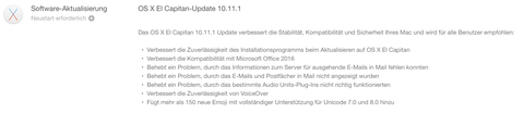 Mac OS X 10.11.1: Apple veröffentlicht neue Betriebssystem-Version os-x-el-capitan_10.11.1
