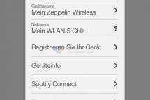 Übersichtsseite zum Zeppelin Wireless