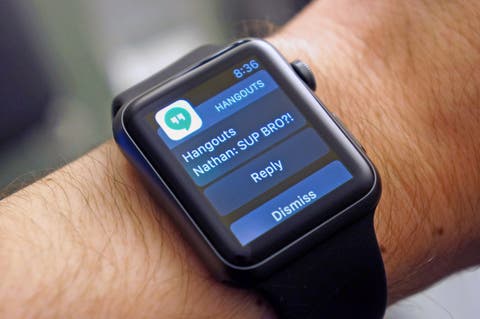 Hangouts Apple Watch iOS
