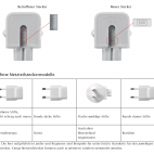 Apple Netzteil Adapter Austausch