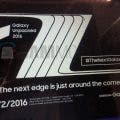 Galaxy Note 7 edge invite