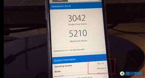 iPhone 6 SE Geekbench 3 Leak