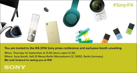 Sony IFA 2016 Teaser