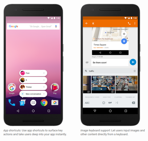 Android 7.1 Nougat Beispiel