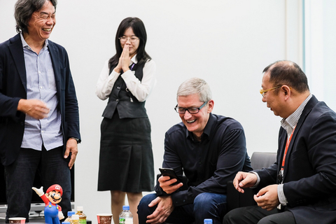 News Apple: Tim Cook legt Hand an Super Mario Run Preview und äussert Pläne zur China-Expansion sumar