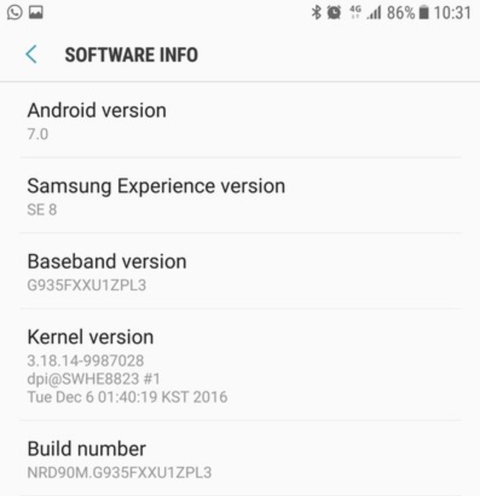 Galaxy S7 mit Samsung Experience