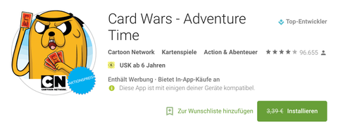 Play Store Free Card Wars