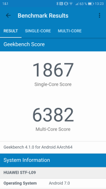 Honor 9 Benchmark