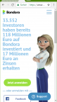 Bondora Startseite mobil