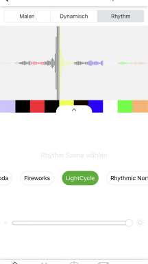 Szenenerstellung im Rhythm-Bereich